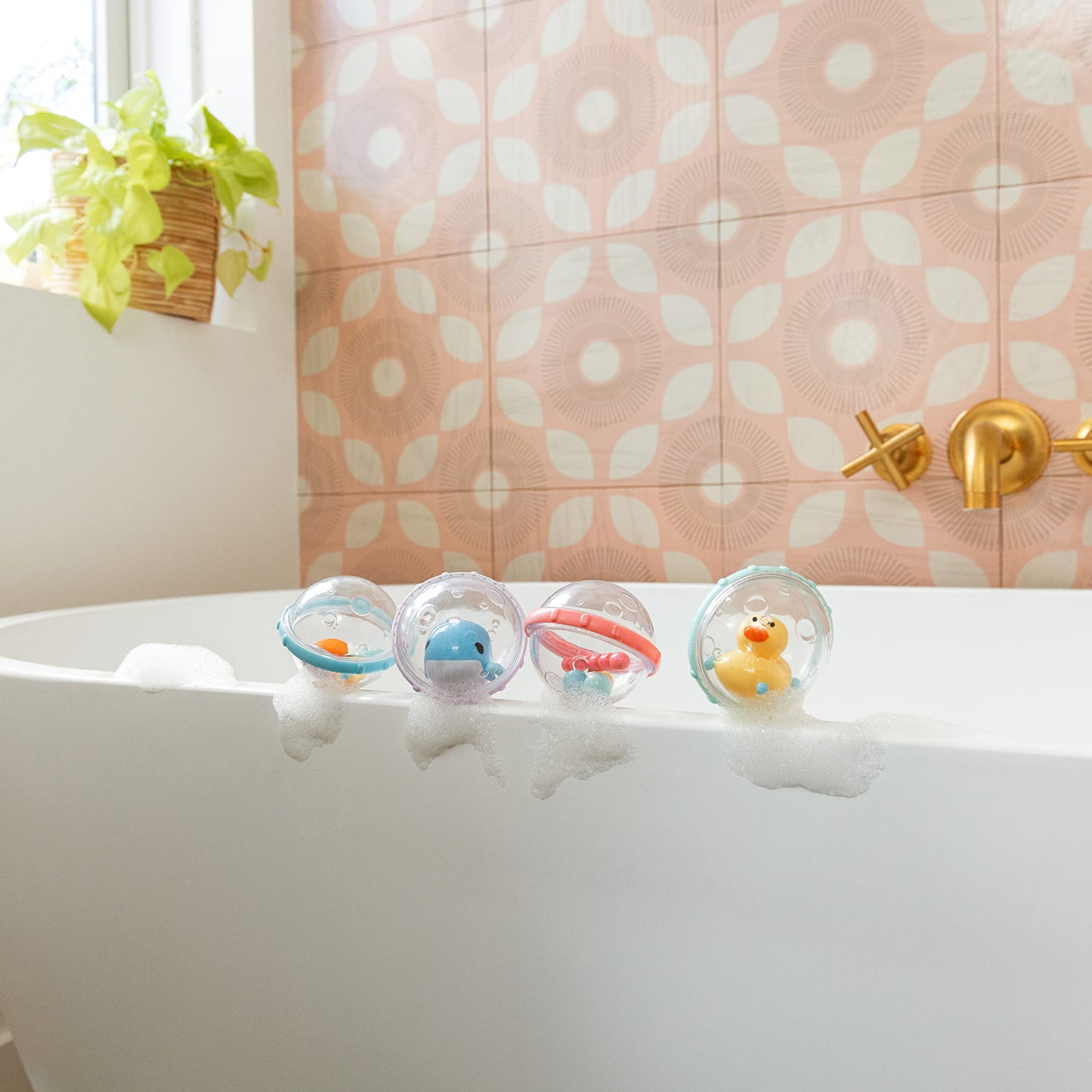 Float & Play Bubbles™ Baby and Toddler Bath Toy, 4 Count